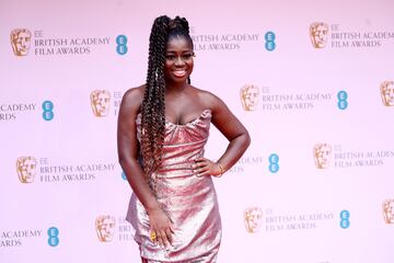 La alfombra roja de los Premios de la Academia Británica de Cine y Televisión