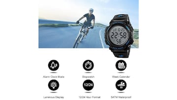 Reloj digital para hombre y para distintas actividades que puedes encontrar en Amazon.