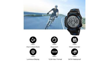 El reloj deportivo para hombre con pantalla LED y resistente al agua por menos de 20 euros