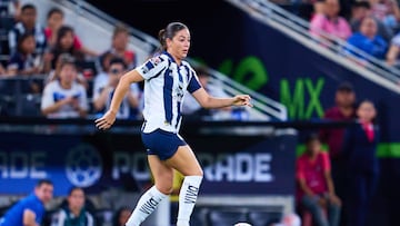 during the 13th round match between Monterrey and Guadalajara as part of the Liga BBVA MX Femenil, Torneo Clausura 2026 at BBVA Bancomer Stadium, on March 20, 2026 in Monterrey, Nuevo Leon, Mexico.