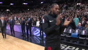El abucheo de San Antonio a Kawhi y su cara de circustancias