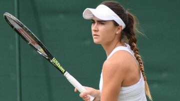 La tenista brit&aacute;nica Gabriella Taylor, durante un encuentro en el pasado Wimbledon.