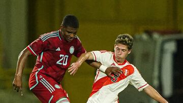 La Selección Colombia Sub 23 empató 1-1 ante Perú en partido amistoso disputado en Cartagena.