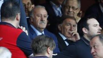 Del Bosque estará en el palco del Calderón viendo a Torres.