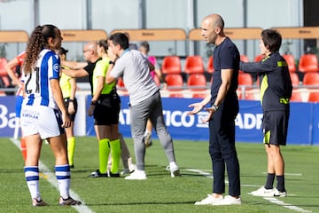 Emma Ramrez, en un partido con la Real Sociedad. 