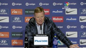 Rueda de prensa de Koeman
