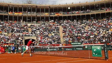 Zverev tumba por primera vez a Ferrer en tierra en la Davis