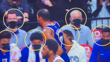 Arrasa en Twitter: atentos a las miradas del banco rival a Durant después de esto