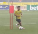 El peculiar gesto de Kubo tras acabar su primera práctica en el Villarreal