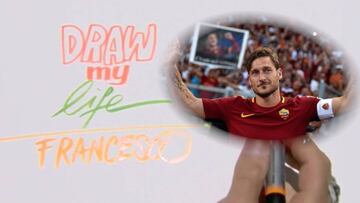 Totti y sus confesiones más íntimas en el Draw My Life