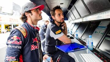 Carlos Sainz durante el GP Hungría.