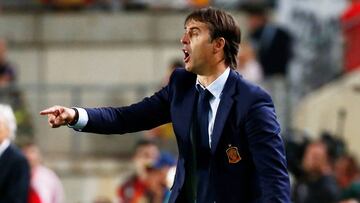 Lopetegui: "Si alguien pita a Piqué, no es justo con él"