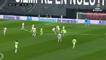Falcao casi hace uno de los goles de LaLiga a los 10 segundos del Rayo Vallecano vs Athletic