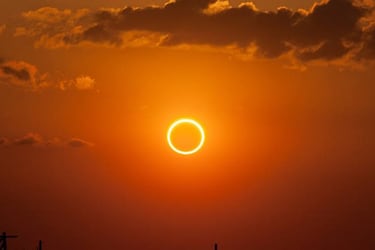 ?En qu¨¦ pa¨ªses se puede ver el eclipse solar h¨ªbrido y en d¨®nde no se podr¨¢ ver?