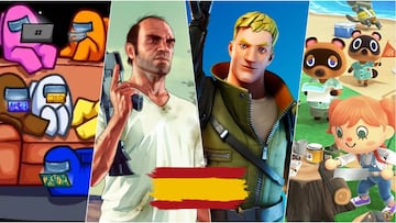 ¿A qué se juega más en España? Top-10 videojuegos más jugados en 2020