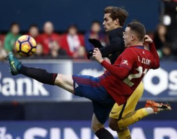 Griezmann con Carlos Clerc.