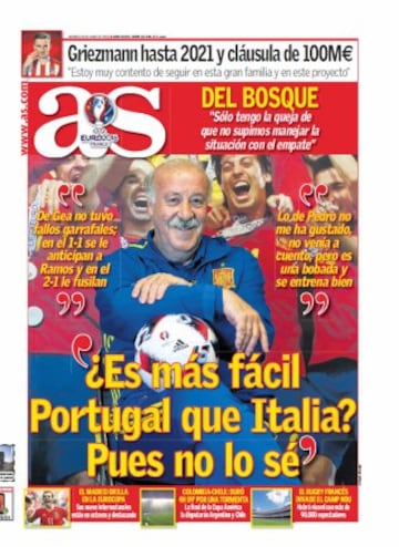 Las portadas de AS de junio