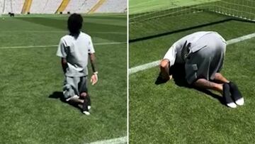 Raphinha crosses Montjuïc on his knees in emotional tribute after Barcelona’s season of success