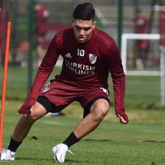 Quintero volvió a los entrenamientos con River