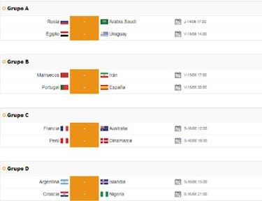 Lo que no te puedes perder en la primera jornada del Mundial