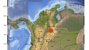 ¿Cuál ha sido el terremoto más fuerte que se ha sentido en Colombia en la historia?