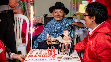 This is the oldest man in the world, his name is Marcelino and the registry recognizes him