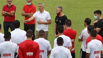 PF de Crespo en Sao Paulo habla del interés por Santos Borré