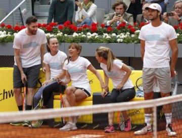 Tenis, buen humor, y rostros famosos en el charity Day