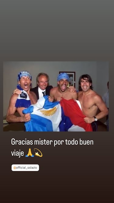 Salas se despide de Sven-Göran Eriksson en redes y revela una foto inédita con otras estrellas mundiales