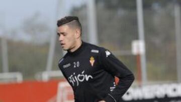 Sanabria, en un entrenamiento.