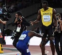 Gatlin sorprende a Bolt, que se despide del 100 con un bronce