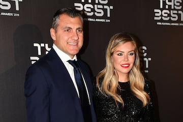 El exfutbolista italiano Christian Vieri y su pareja Costanza Caracciolo.