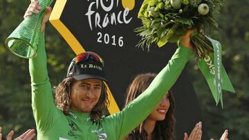 Sagan, el ciclista de moda: tres etapas, verde y combatividad