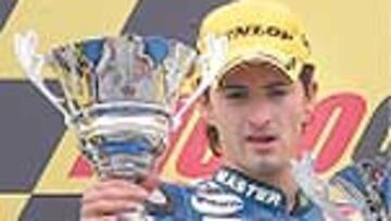 Faubel, en el podio.