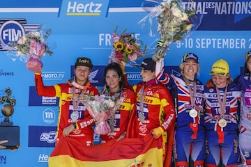 Abellán, Villegas y Gómez, en el podio.