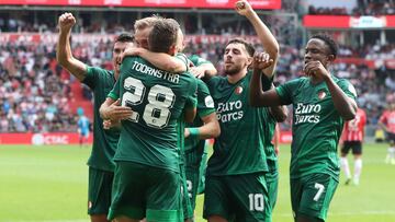 El colombiano disputó los 90 minutos y se reportó con dos asistencias. El equipo de Arne Slot ahora se ubica en la quinta posición de la Eredivisie.