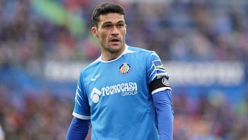 Jorge Molina, durante un partido con el Getafe.