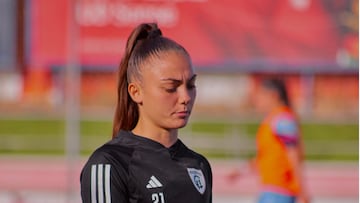 Marina Rivas, futbolista del Madrid CFF.