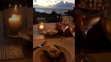 La romántica cena frente al mar que Alexis mostró en Instagram