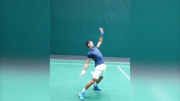 Djokovic y su trampa para superar el reto viral de Zlatan