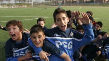 Los niños del Getafe son protagonistas en la web