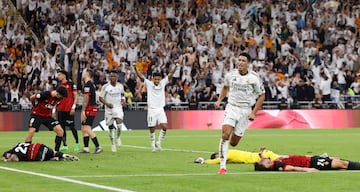 09/01/25 S PARTIDO  XLI SUPERCOPA ESPAÑA EN ARABIA SAUDI SEMIFINAL 
REAL MADRID - MALLORCA 
PRIMER GOL BELLINGHAM 1-0 ALEGRIA