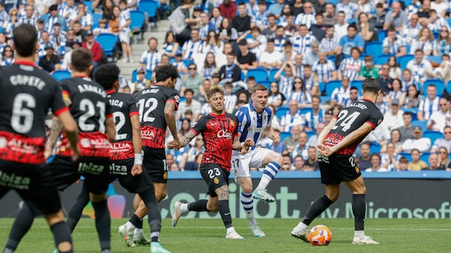 Zarpazo del Mallorca en Anoeta