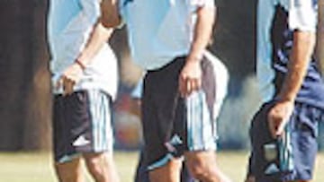 Saviola no jugó con Argentina.