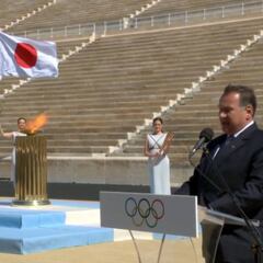 La antorcha olímpica viaja a Tokio: el frío relevo sin público en Atenas por el coronavirus