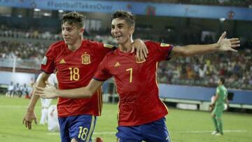 Ferran Torres comanda a la Sub-19 en la goleada ante Galés