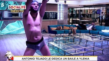 GH D?O: Antonio Tejado dedica un baile muy sensual a Ylenia en calzoncillos