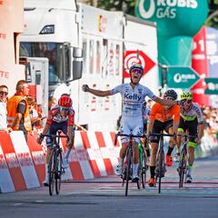 Luís Gomes fue el más rápido de la escapada