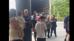 Una alarma de incendio preocupó a todos en el hotel de la Roja en Nueva Jersey