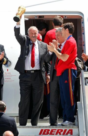 Vicente del Bosque e Iker Casillas.